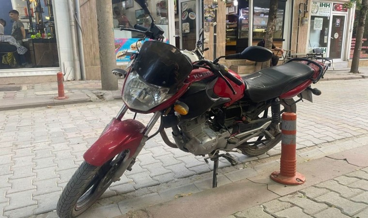 Çalınan motosikletine 2,5 yıl sonra kavuştu