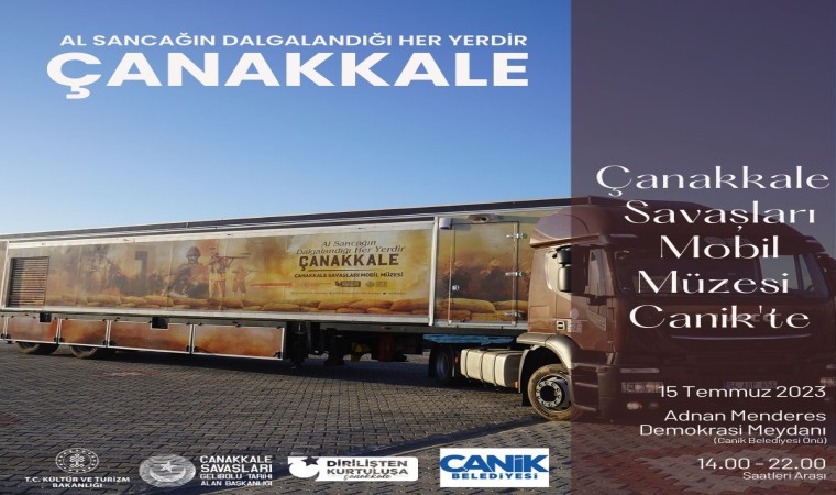 Çanakkale Savaşları Mobil Müzesi Canikte