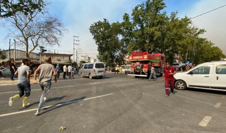 Çanakkale’deki orman yangınına müdahale sürüyor (2)