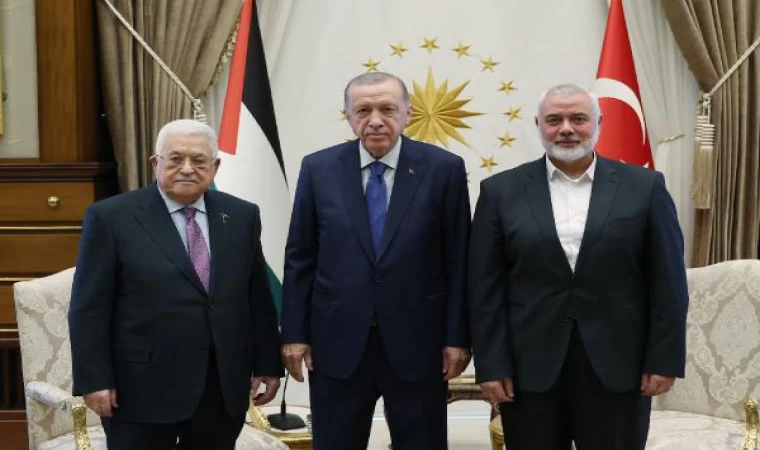 Cumhurbaşkanı Erdoğan, Abbas ve Heniyye’yi kabul etti