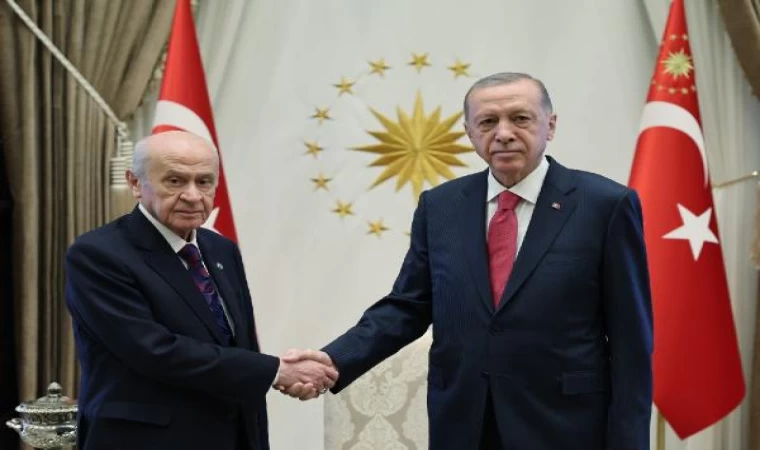 Cumhurbaşkanı Erdoğan, MHP lideri Bahçeli’yi kabul etti