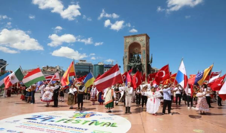 Cumhuriyetin 100’üncü yılına özel 100 ülkenin kültür elçisi Taksim’de bir araya geldi