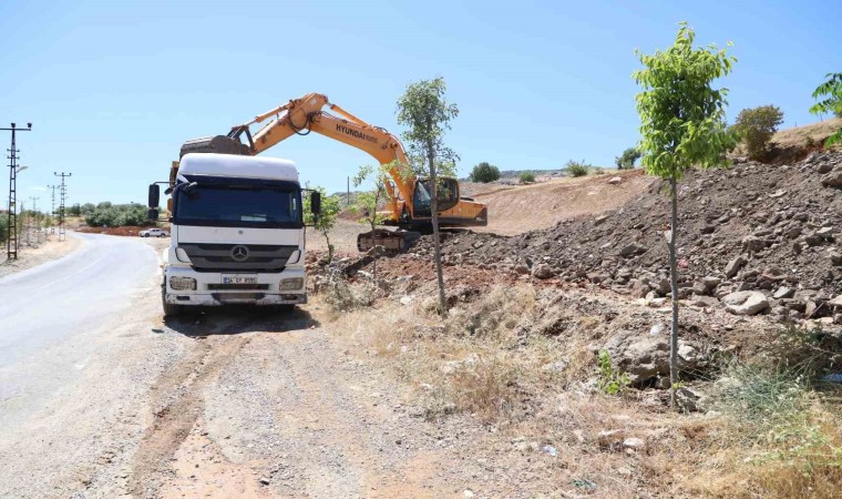 Çüngüş Millet Bahçesinin yapımına başlandı