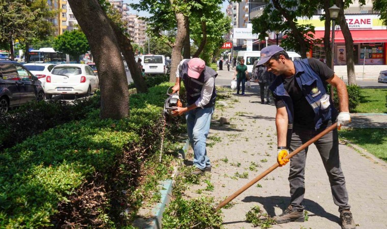 Diclekent Bulvarında kaldırımlar yenileniyor