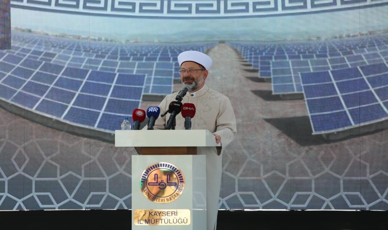 Diyanet İşleri Başkanı Erbaş: “Yenilenebilir enerji sistemleri yaparak cami ve Kuran Kurslarımızın enerjisini karşılama noktasında kararlıyız”