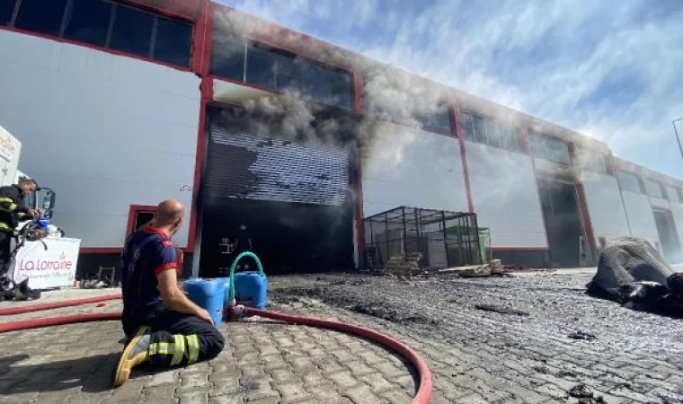 Diyarbakır’da gıda imalathanesinde yangın