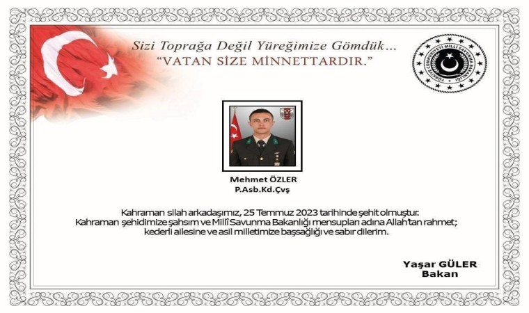 Edirnede askeri araç kaza yaptı: 1 asker şehit oldu