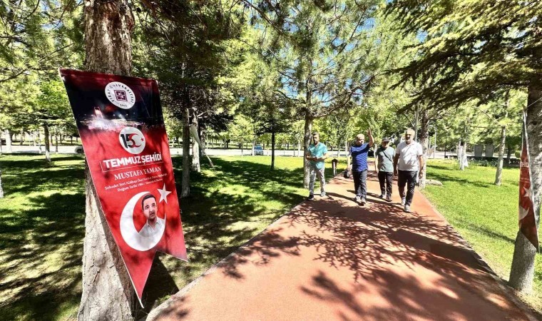 Elazığda şehitler yolu yürüyüş parkuru ve sergi açılışı