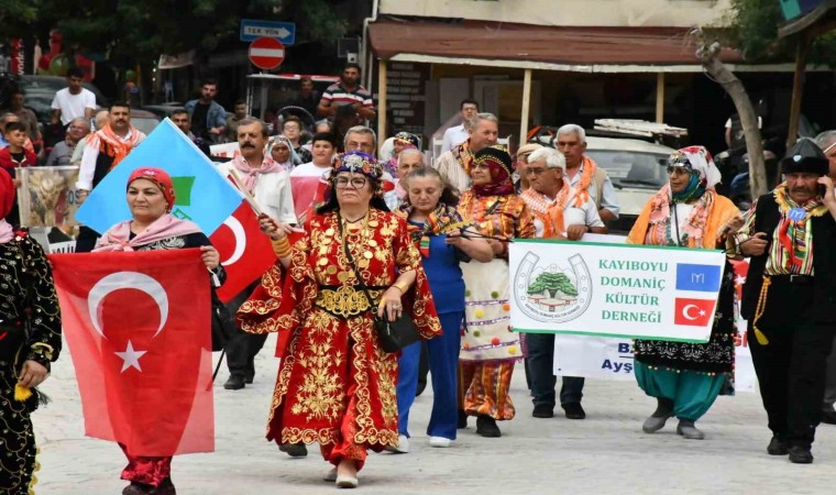 Emette Yörük ve Türkmen derneklerinin kortej yürüyüşü büyük ilgi gördü