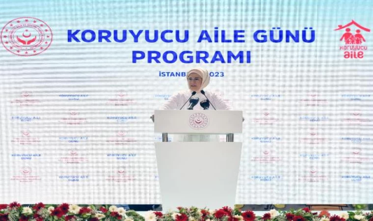 Emine Erdoğan koruyucu ailelerle bir araya geldi