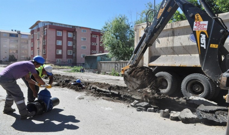 ESKİden 38 km kanalizasyon hattı