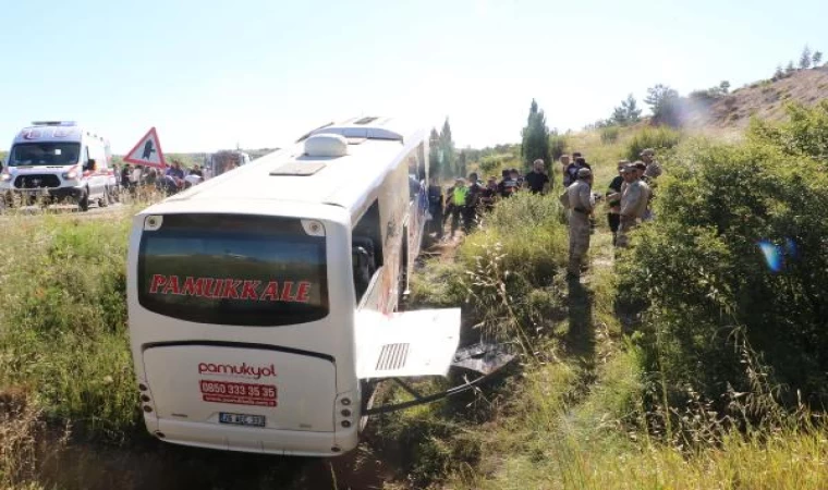 Eskişehir’de yolcu otobüsü şarampole düştü: 41 yaralı (2)