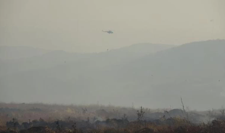 (Fotoğraf)Çanakkale’de orman yangını; 37 saattir müdahale sürüyor