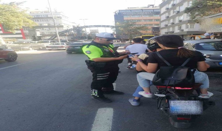 Gaziantepte 29 motosiklet trafikten men edildi