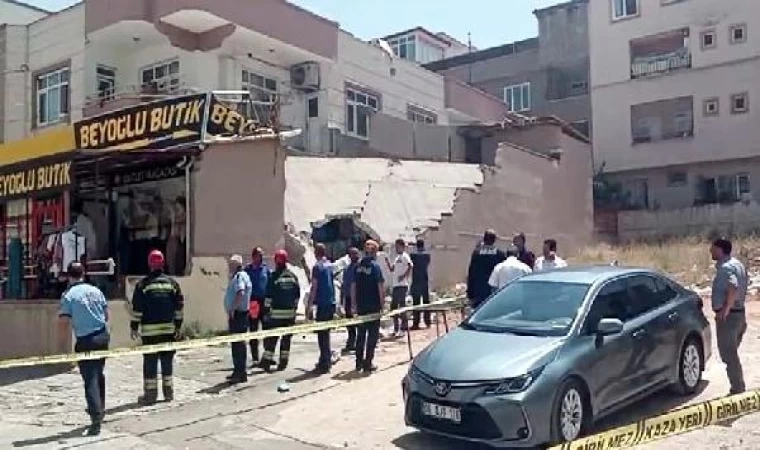 Gaziantep’te iş yerinin duvarı çöktü: 4 yaralı