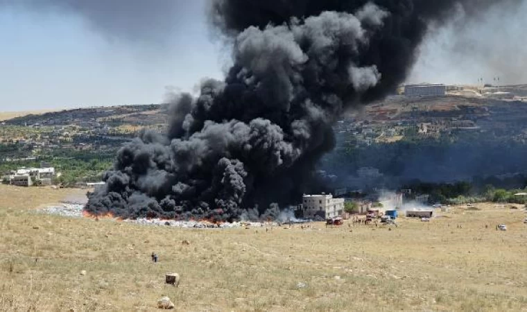 Gaziantep’te otluk yangını; bazı evler tahliye edildi