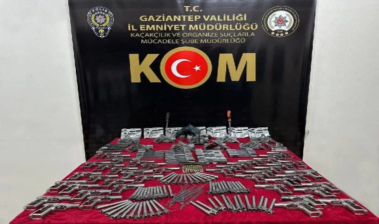 Gaziantep’te, yasa dışı silah imalatı ve ticaretine 3 tutuklama