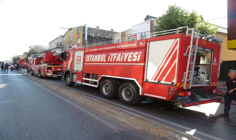 (Geniş haber)-Ümraniye’de iş yerinde yangın