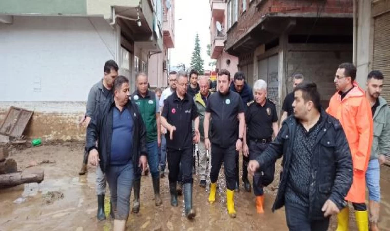 Giresun’da sağanak; dere taştı, evleri su bastı (3)