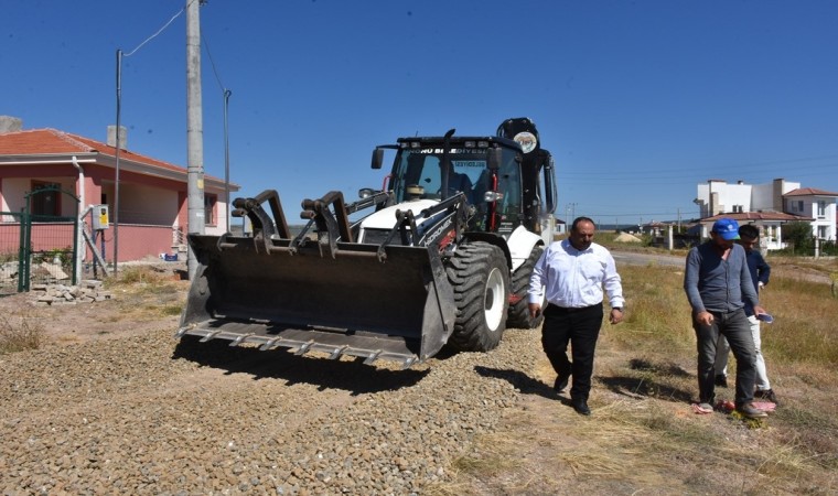 İnönü Belediyesi yol yapım çalışmalarını aralıksız sürdürüyor