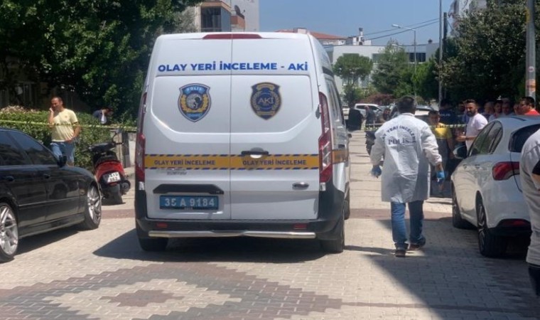 İzmirde emniyet bekçisi, 9 yaşındaki kızının yanında cinayete kurban gitti