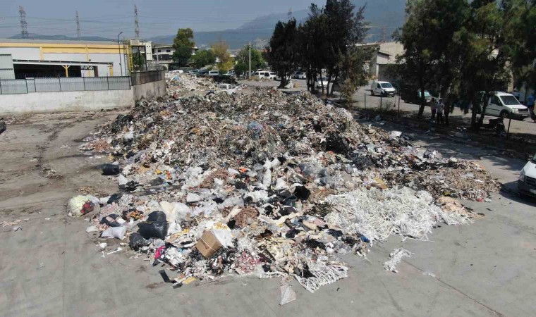 İzmirin göbeğinde esnafı bezdiren çöp dağları: Mikrop kapıp hasta olacağız