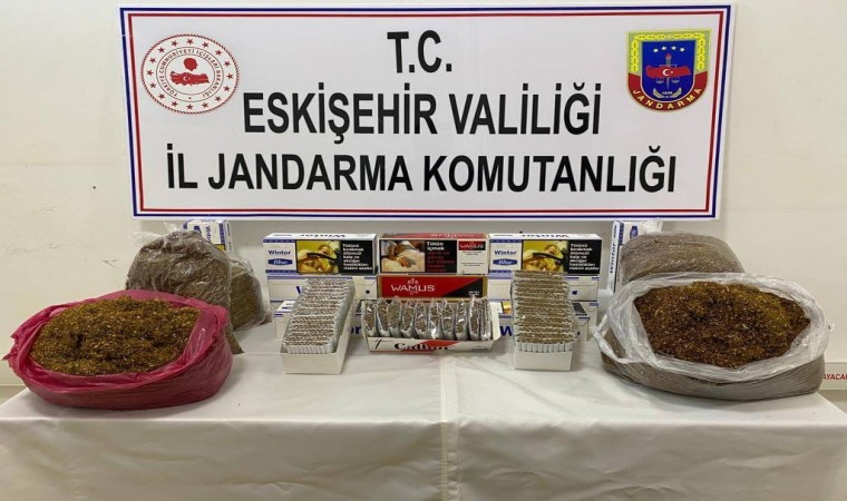 Jandarma ekiplerinden kaçak tütün operasyonu