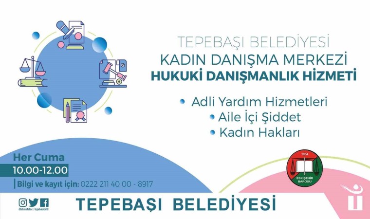 Kadınlara hukuki danışmanlık hizmeti veriliyor