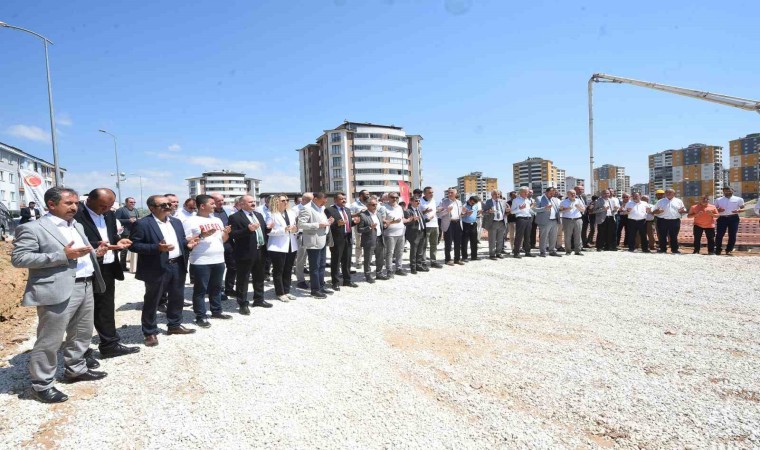 Kastamonuda inşa edilecek kapalı pazar yerinin temeli dualarla atıldı