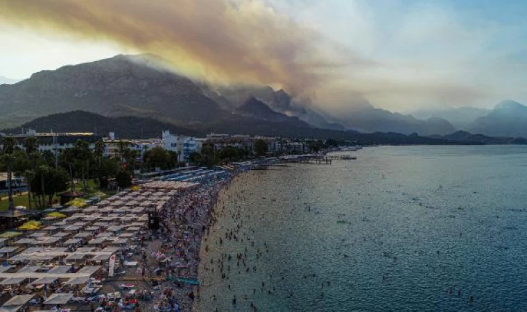 Kemer’deki orman yangını 3’üncü gününde (6)