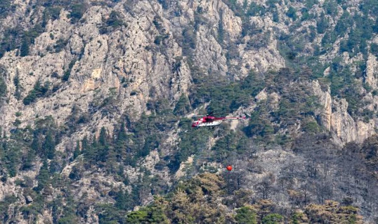 Kemer’deki orman yangını 5’inci gününde