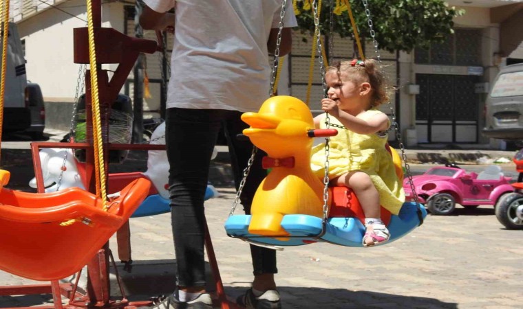 Kiliste çocuklar ‘Bayram Yerinde gönüllerince eğlendi