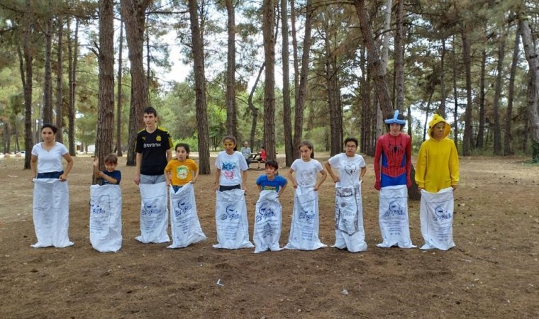 Kırklareli ÇEKOMdan hizmet alan çocuklar gönüllerince eğlendi