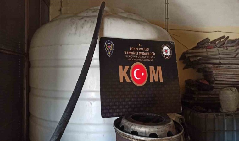 Konyada 13 bin 500 litre kaçak akaryakıt ele geçirildi