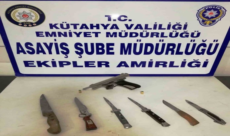 Kütahyada Asayiş ekiplerinin haftalık icraatları açıklandı