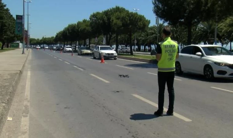 Maltepe’de bayramın son gününde dronlu trafik denetimi 