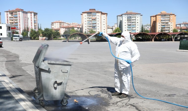 Melikgazi her mahallede 7 gün ilaçlama yapıyor