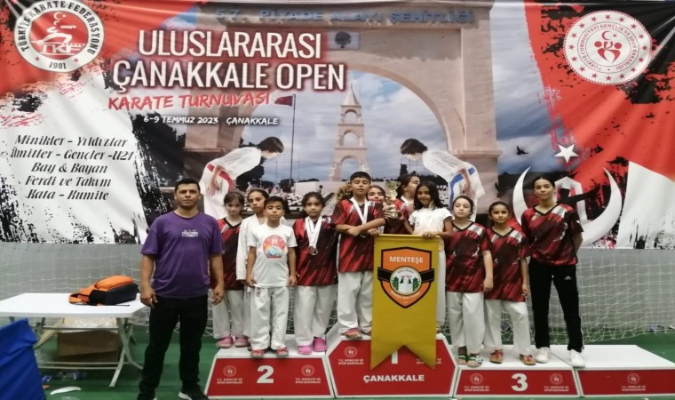 Menteşe Belediyespor Karate takımından 6 madalya