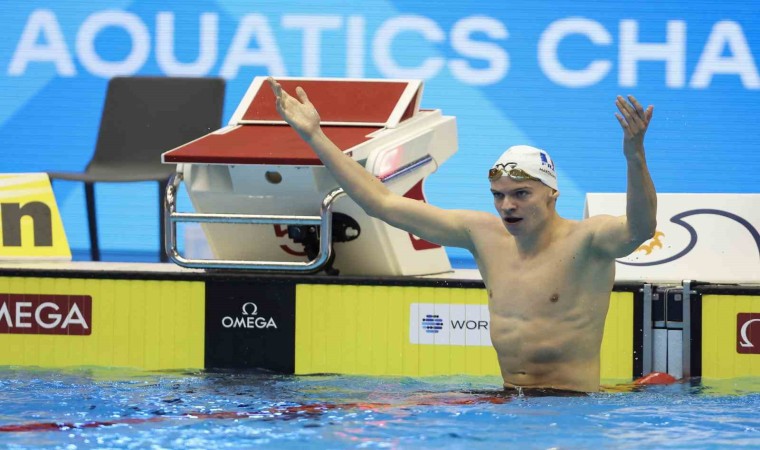 Michael Phelpsin 15 yıllık dünya rekorunu Leon Marchand kırdı