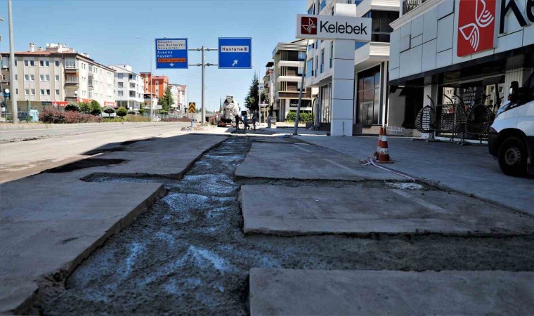 Nevşehirde yağmur suyu hatları güçlendiriliyor