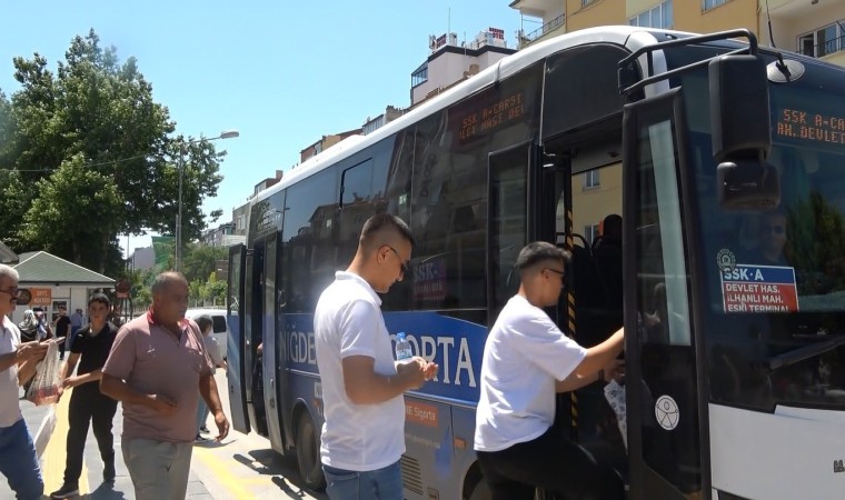 Niğdede şehir içi otobüslere zam geldi