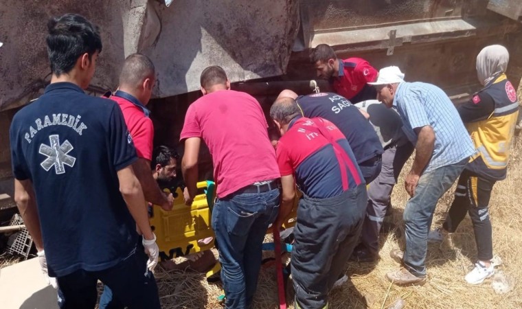 Nusaybinde üzerine su tankeri devrilen vatandaş hayatını kaybetti