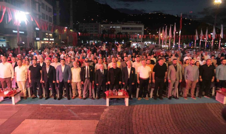 Orduda 15 Temmuz Demokrasi ve Milli Birlik Günü etkinliğine yoğun katılım