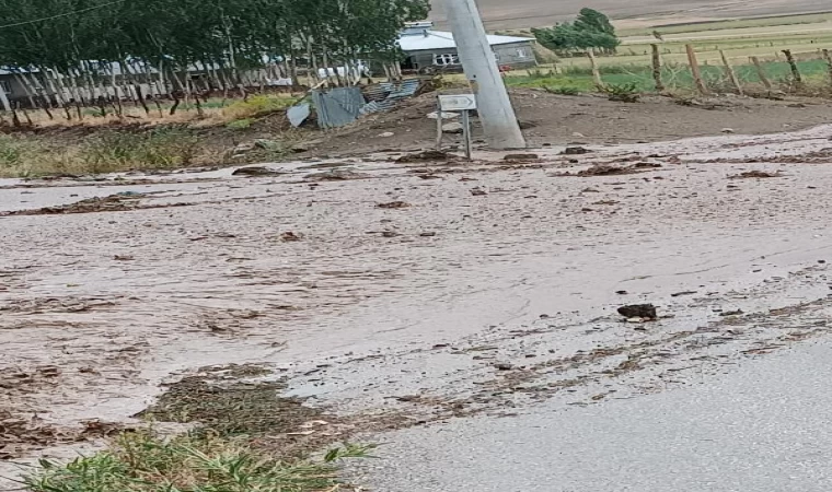 Özalp’te sağanak sele neden oldu