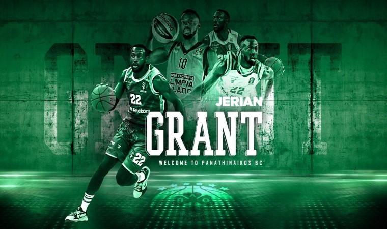 Panathinaikos, Türk Telekomdan Jerian Grantı kadrosuna kattı