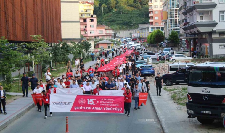 Rizede 15 Temmuz Demokrasi ve Milli Birlik Günü anma etkinlikleri