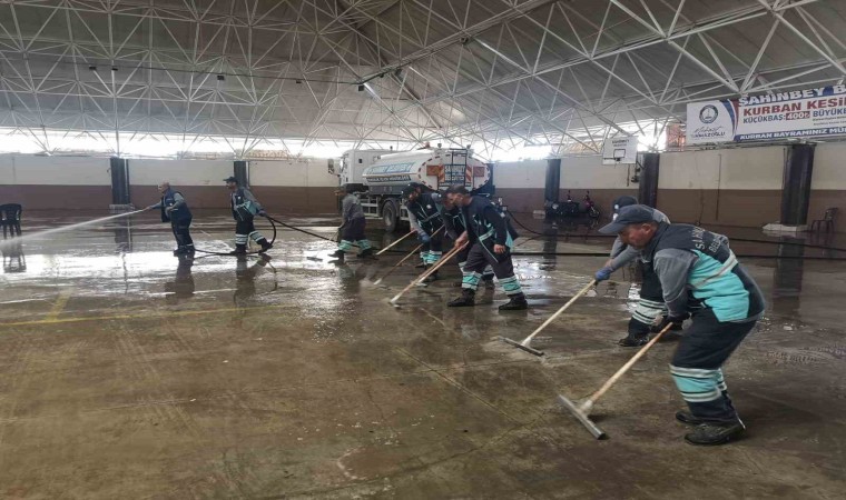 Şahinbey temizlik işleri ekipleri bayram boyunca görev başındaydı