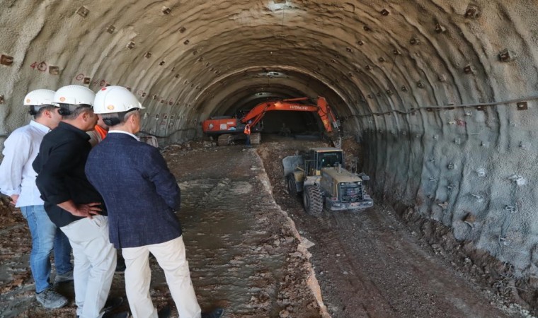 Şahinbeyde tünel projesi çalışmaları sürüyor