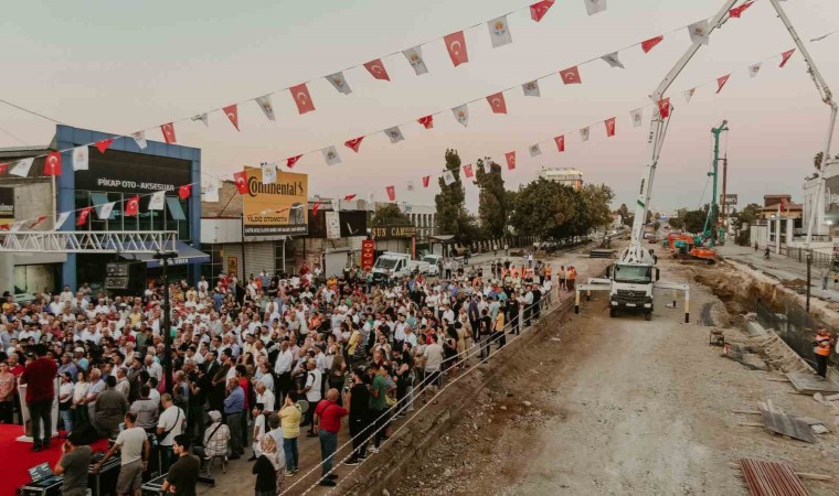 Şakirpaşa Altgeçidinin temeli atıldı