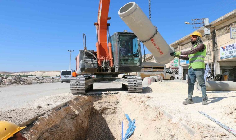 Şanlıurfada alt yapı çalışmaları sürüyor